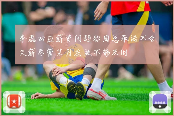 李磊回应薪资问题称周总承诺不会欠薪尽管某月发放不够及时